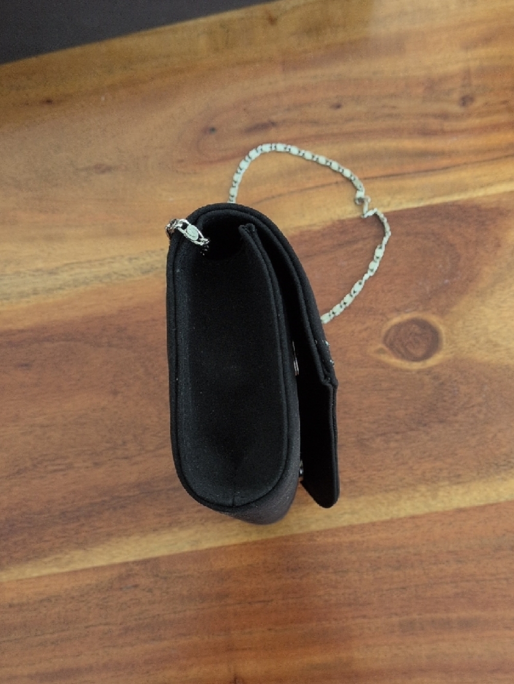 🆕 Swarowski Crystal Black Chain-Shoulder Evening Clutch - Picture 11 of 13